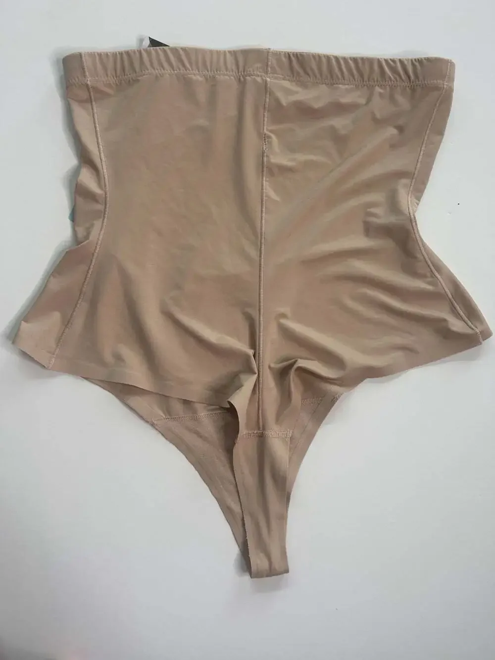 Assets By Spanx Women’s High Waisted Thong In Nude, Sz.1X